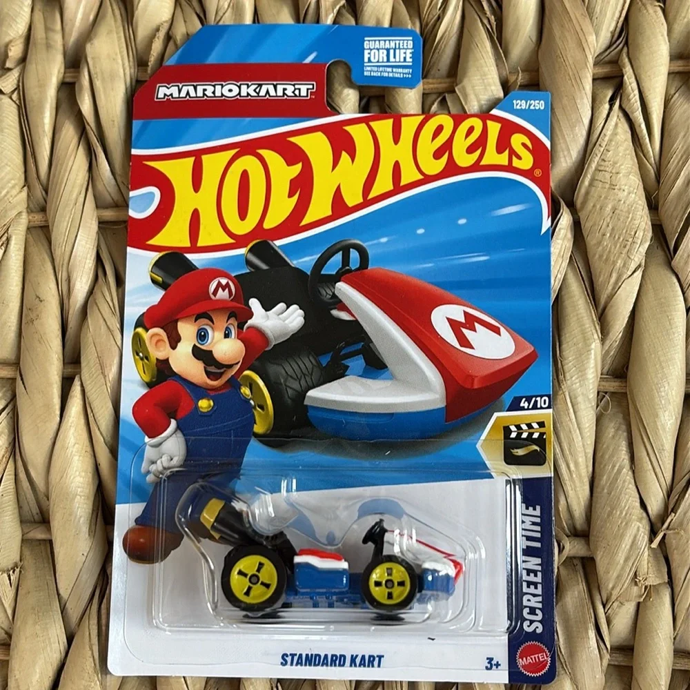 Hot Wheels Mario Standard Kart Red Blue White Hotwheels MarioKart Toy Car 2026 🆕